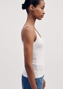 ME+EM Base Layer Cami | Soft White | Image 5