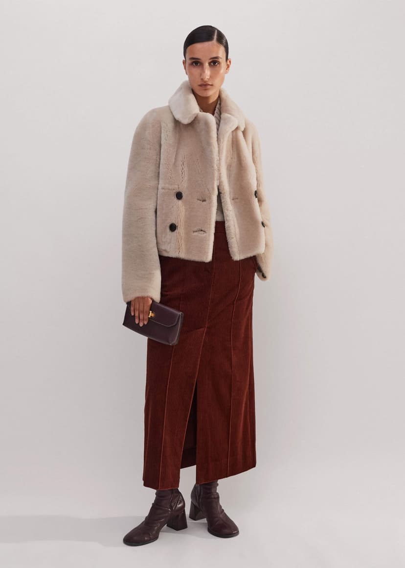 ME+EM Luxe Short Coat | Natural | Image 1