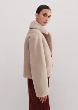 ME+EM Luxe Short Coat | Natural | Image 4