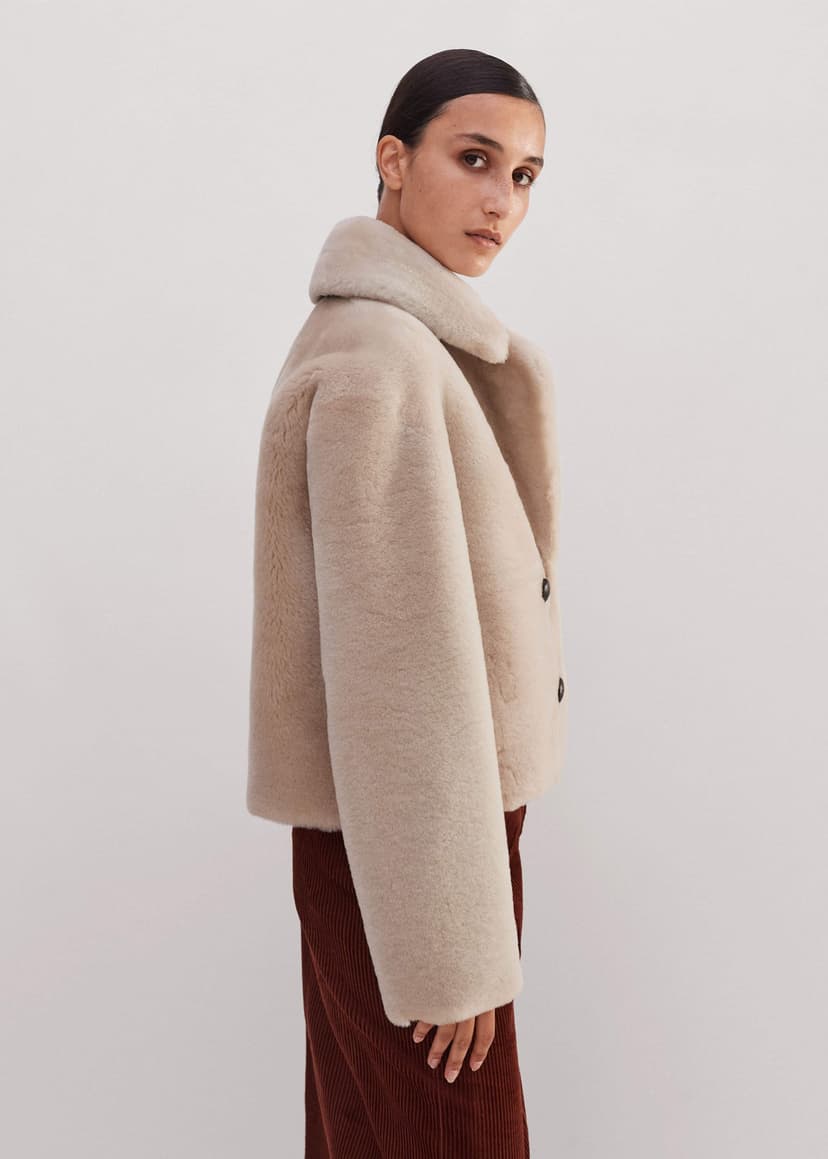 ME+EM Luxe Short Coat | Natural | Image 4
