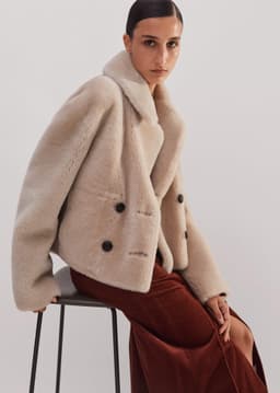 ME+EM Luxe Short Coat | Natural | Image 3