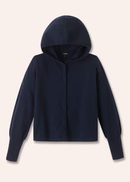 ME+EM Boxy Crop Hoodie | Dark Navy | Image 7
