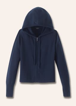 ME+EM Relaxed Zip Hoodie | Navy | Image 7