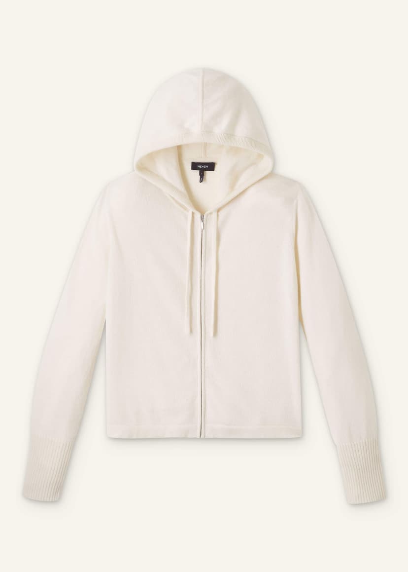ME+EM Relaxed Zip Hoodie | Cream | Image 8