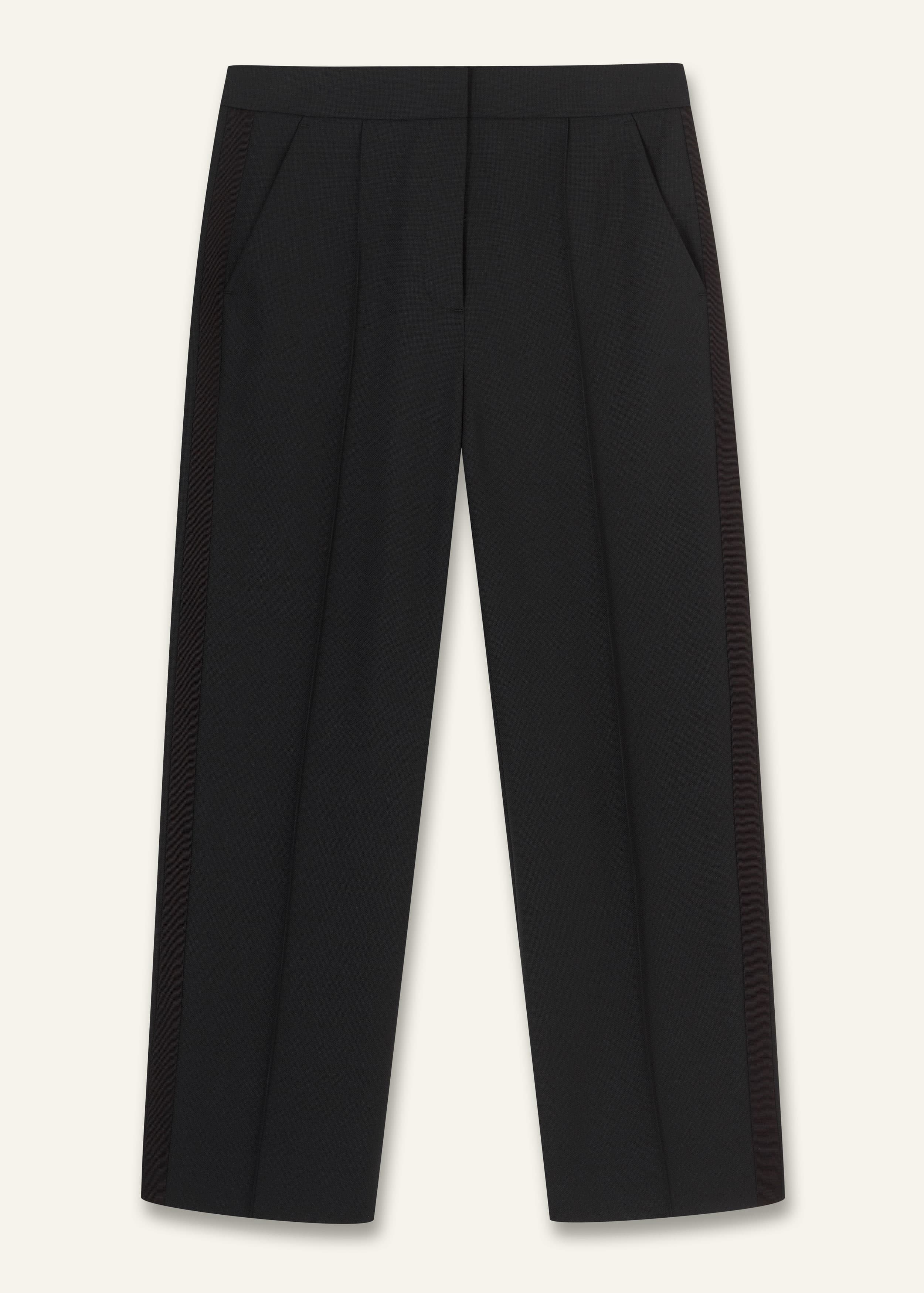 ME+EM Slim Crop Tux Pant | Black | Image 7