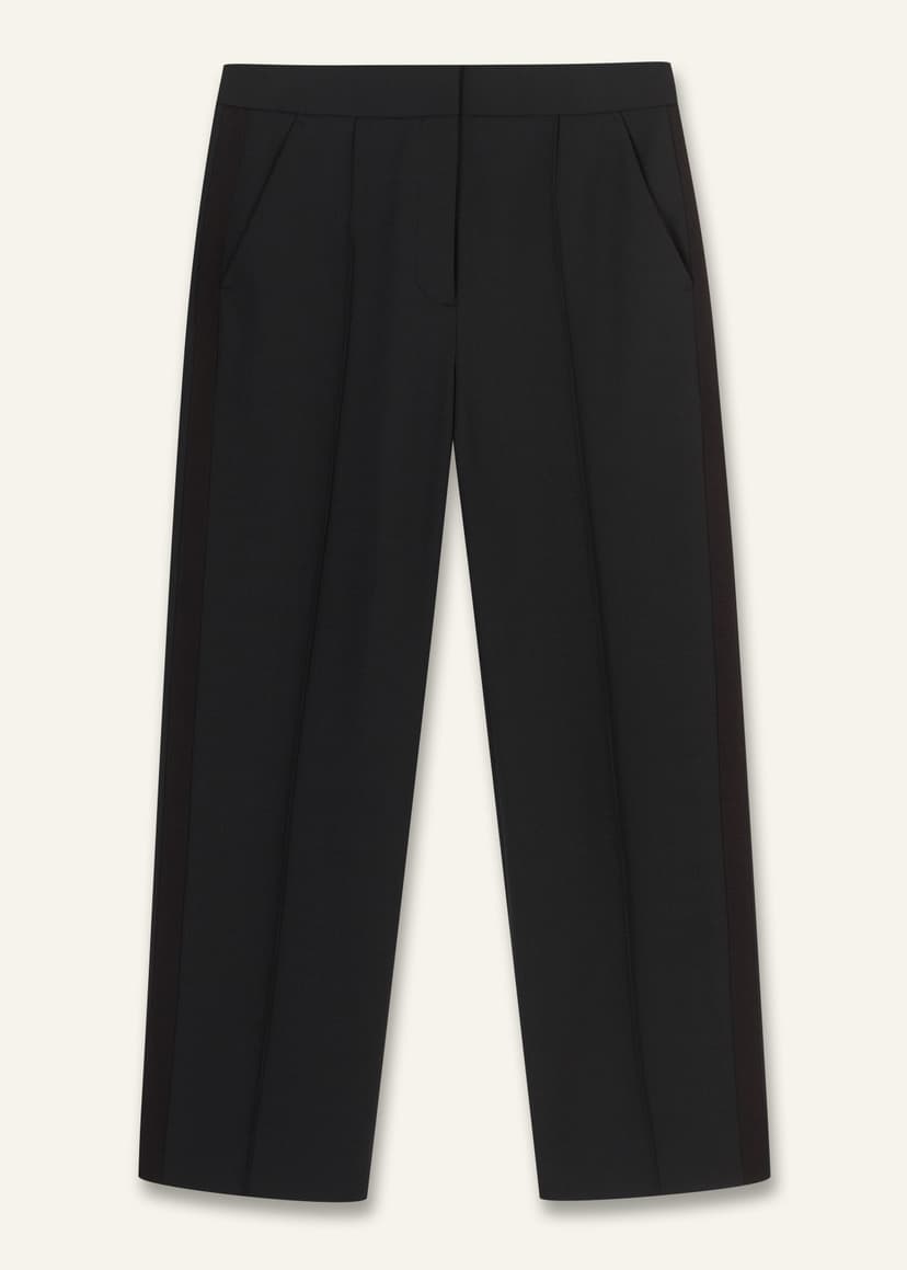 ME+EM Slim Crop Tux Pant | Black | Image 7