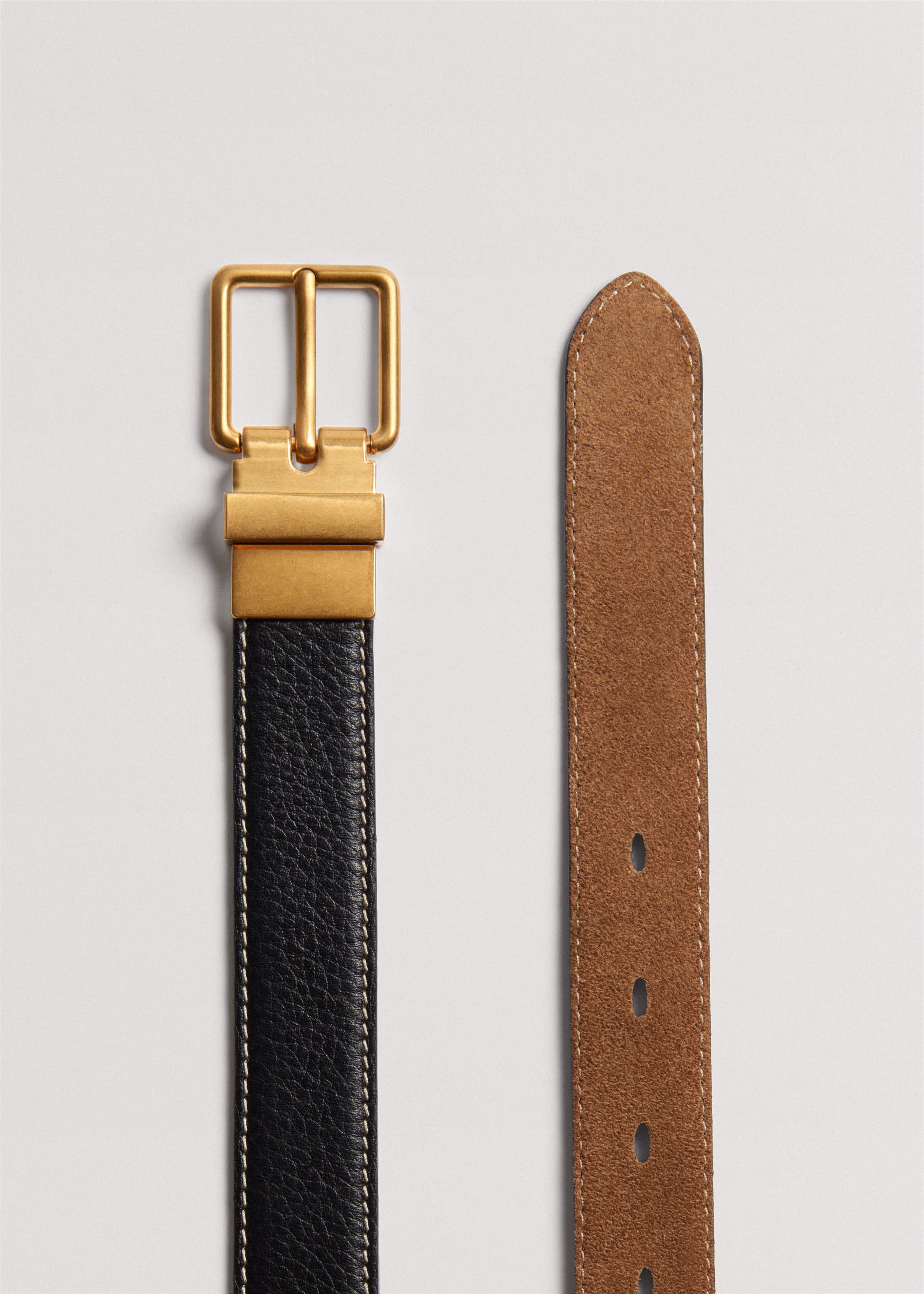 ME+EM Reversible Belt | Black/Tan | Image 5