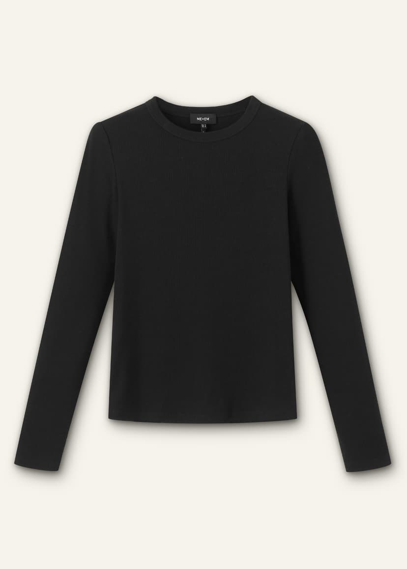 ME+EM Perfect Basic Top | Black | Image 7