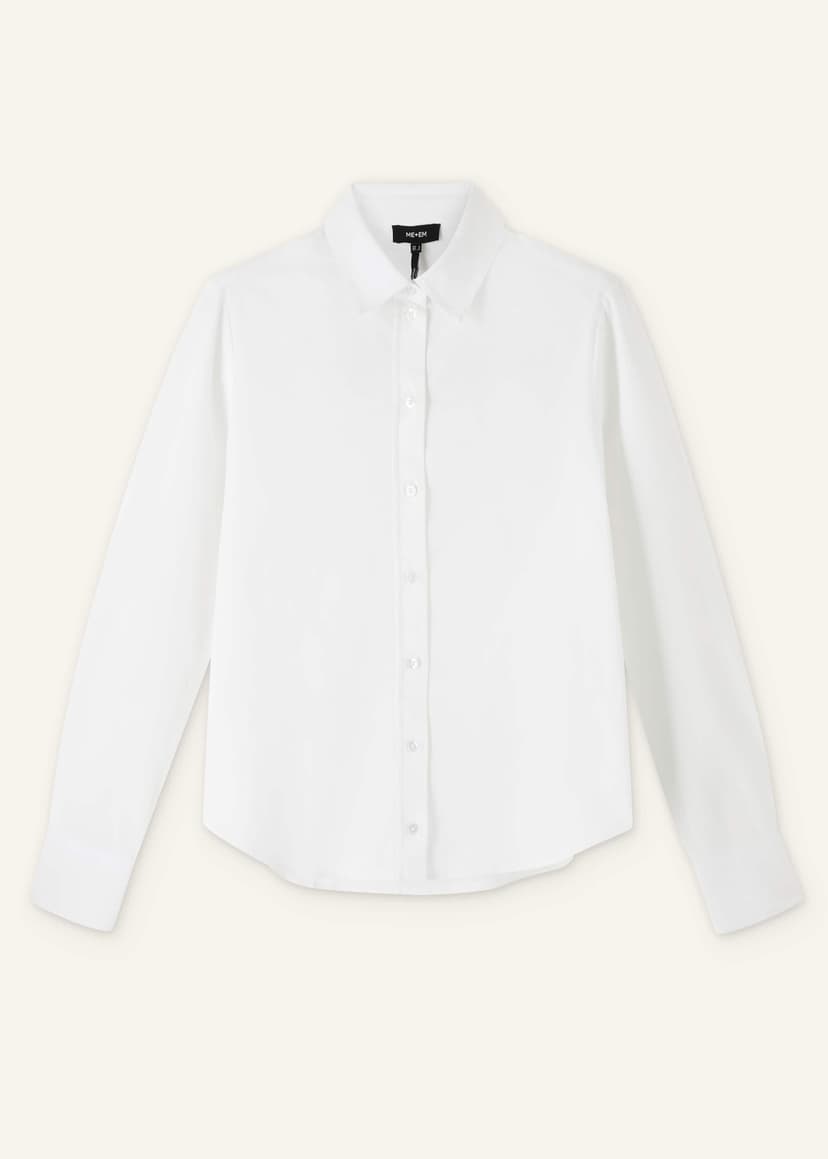 ME+EM Travel Layering Shirt | White | Image 7