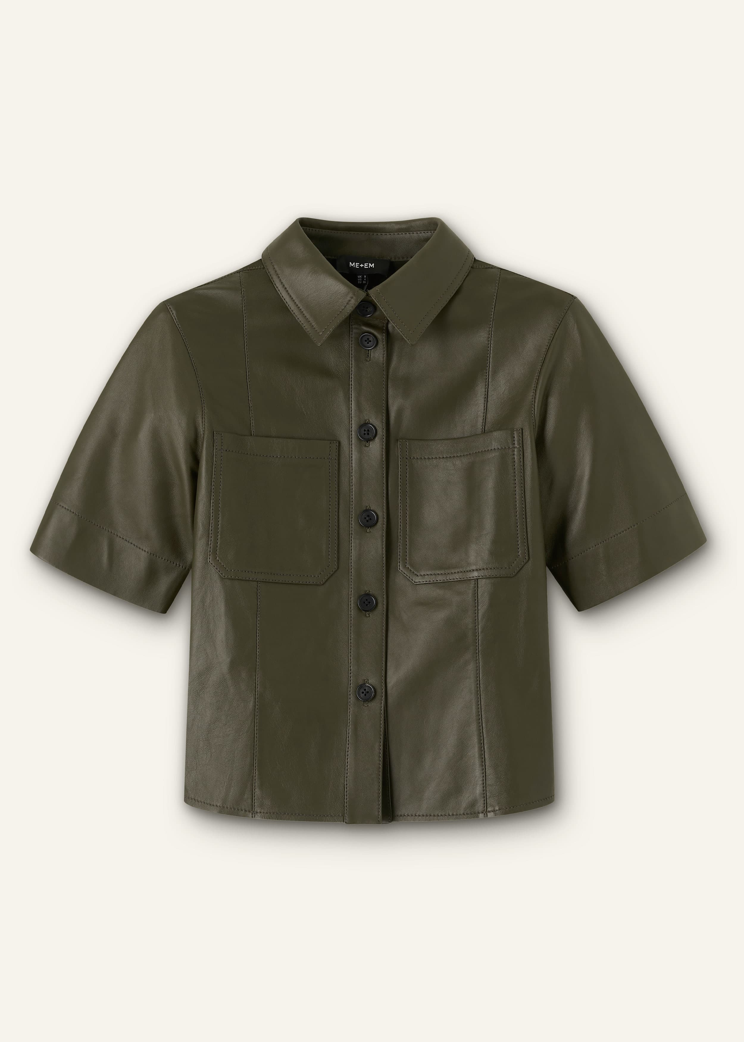 ME+EM Utility Shirt | Intense Olive | Image 7