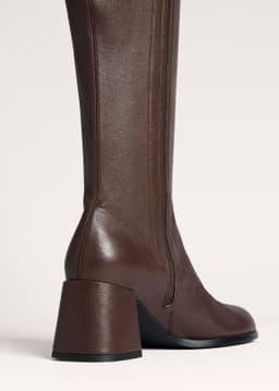 ME+EM Stretch Knee-High Boot | Chestnut | Image 5