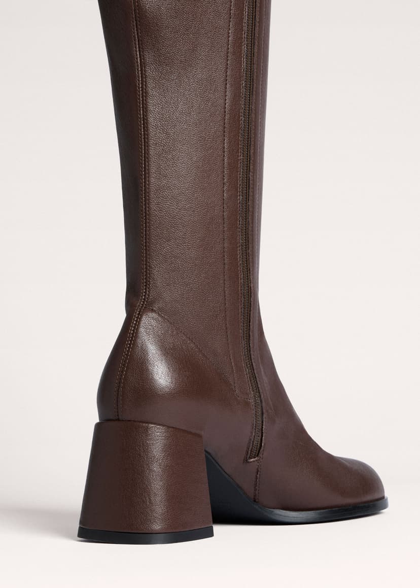 ME+EM Stretch Knee-High Boot | Chestnut | Image 5