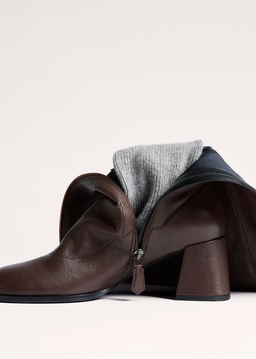 ME+EM Stretch Knee-High Boot | Chestnut | Image 8