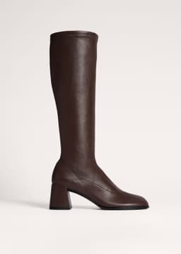 ME+EM Stretch Knee-High Boot | Chestnut | Image 1