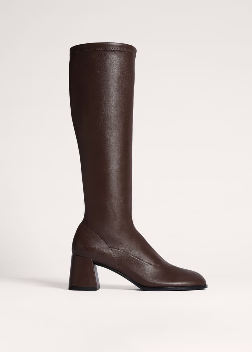 ME+EM Stretch Knee-High Boot | Chestnut | Image 1