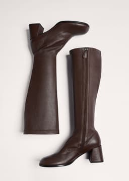 ME+EM Stretch Knee-High Boot | Chestnut | Image 7
