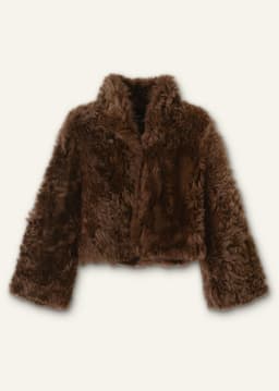 ME+EM Evening Crop Jacket | Chestnut | Image 7