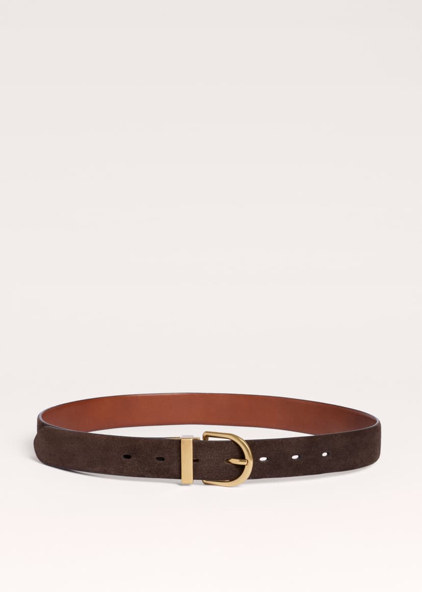 ME+EM Reversible Belt | Tan/Chocolate | Image 1