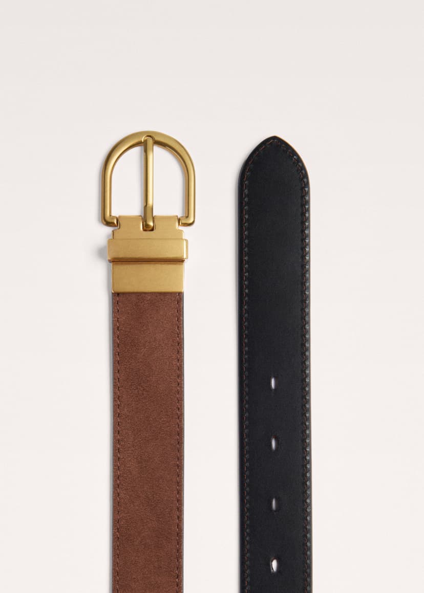 ME+EM Reversible Belt | Chestnut/Black | Image 3