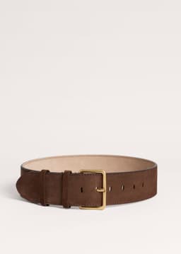 ME+EM Wide Waist Belt | Nut Brown | Image 1