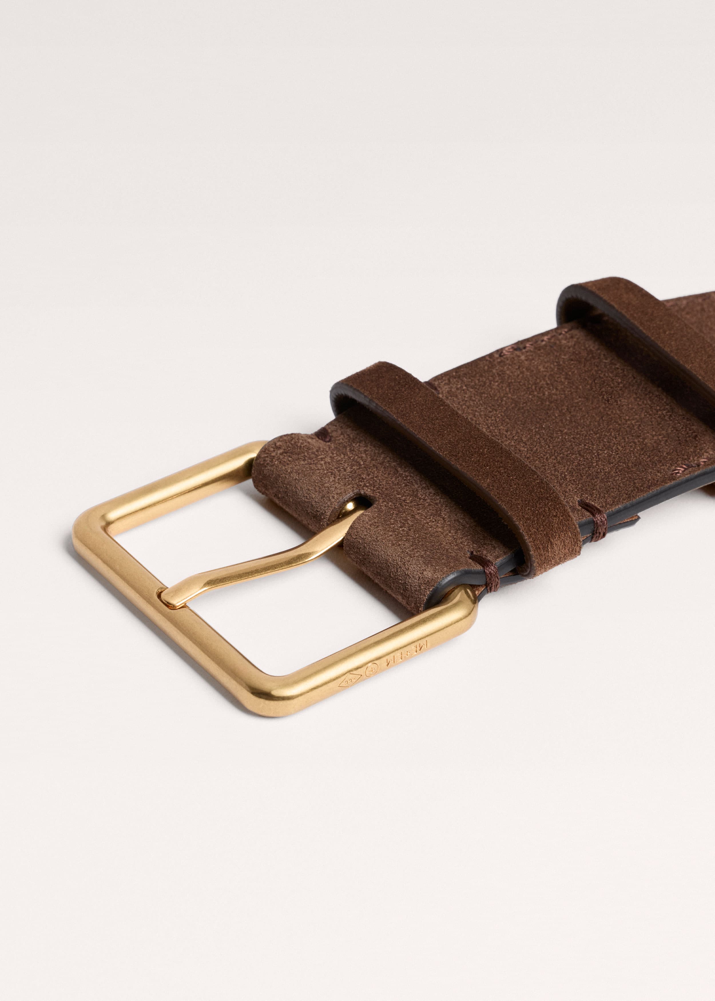ME+EM Wide Waist Belt | Nut Brown | Image 5