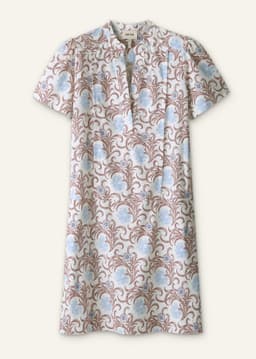 ME+EM Summer Swing Dress | Light Cream Multi | Image 7