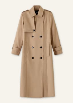 ME+EM Relaxed Trench Coat | Pale Camel | Image 7