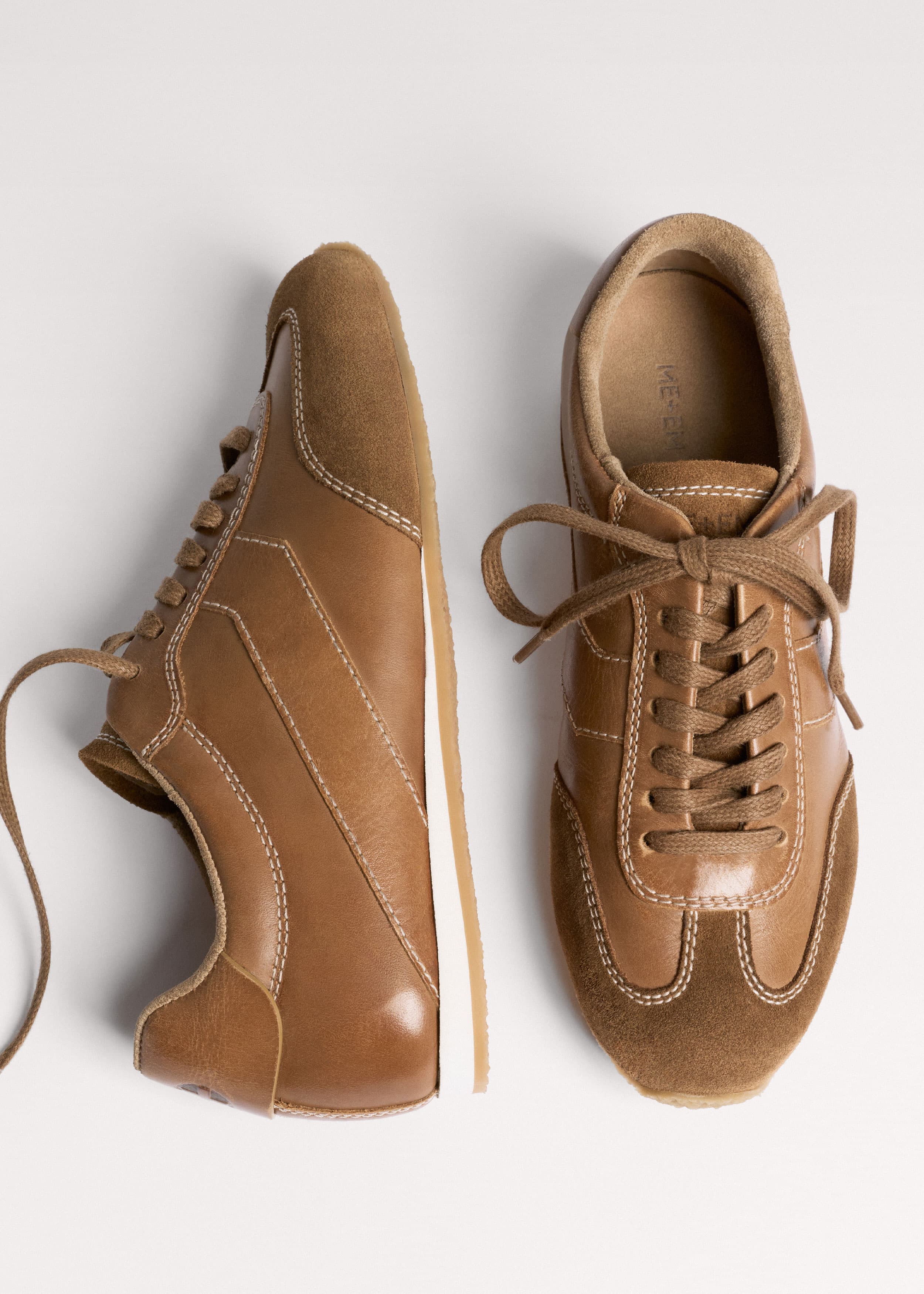 ME+EM Retro Runner Trainer | Tan | Image 5