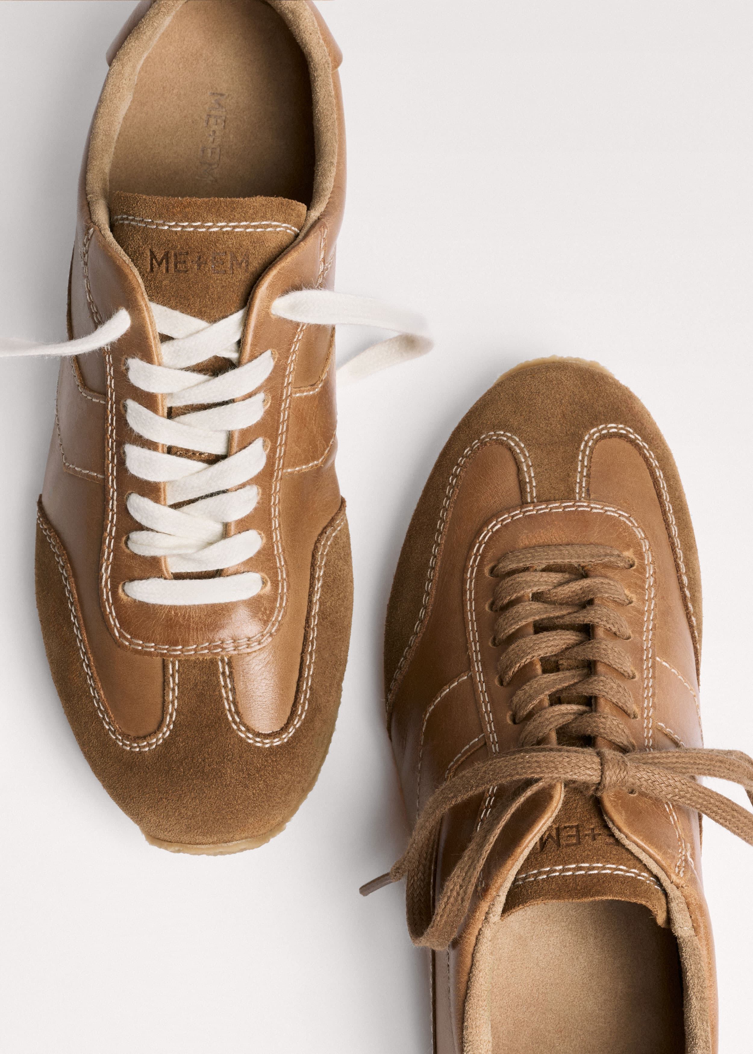 ME+EM Retro Runner Trainer | Tan | Image 2