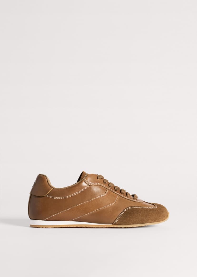 ME+EM Retro Runner Trainer | Tan | Image 1