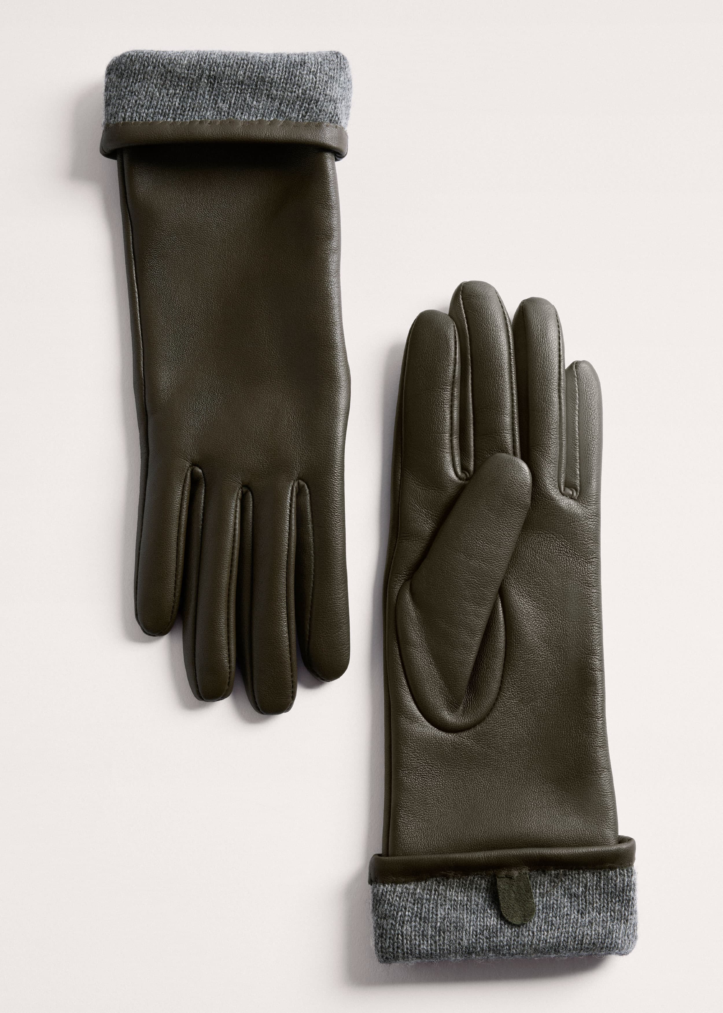 ME+EM Elongated Glove | Intense Olive | Image 3