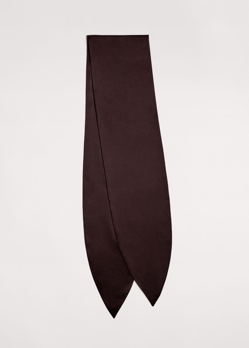 ME+EM Evening Scarf | Cocoa Brown | Image 1