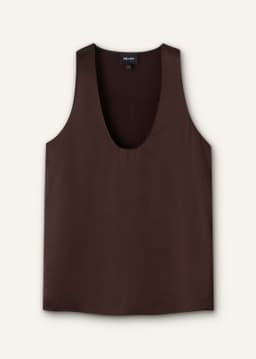 ME+EM Fluid Evening Tank | Cocoa Brown | Image 7