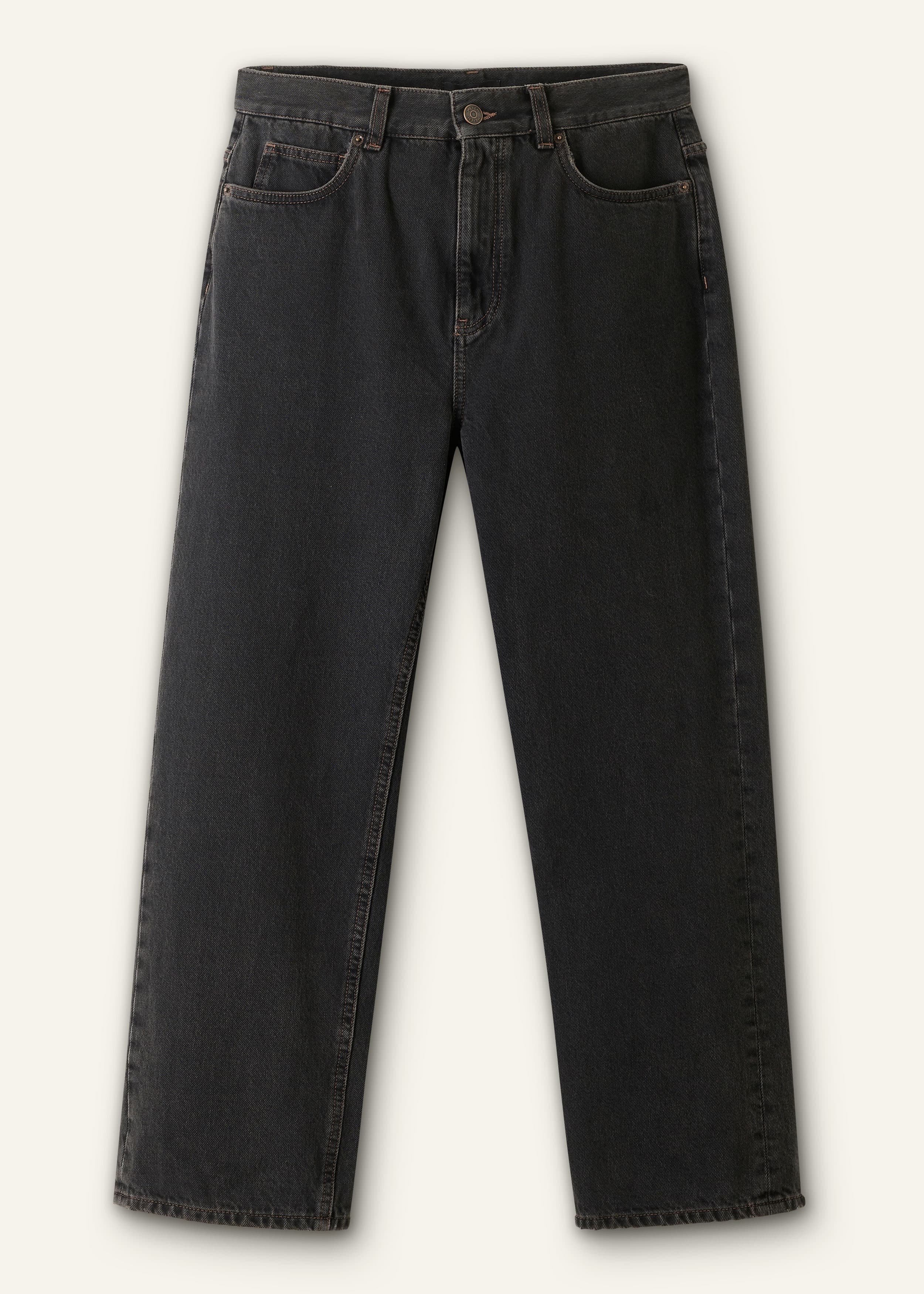 ME+EM Straight Crop Jean | Warm Black | Image 7