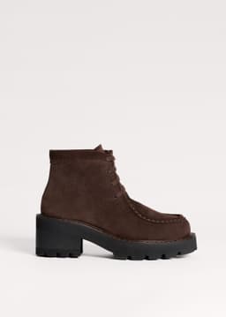 ME+EM Chunky Ankle Boot | Chocolate | Image 2