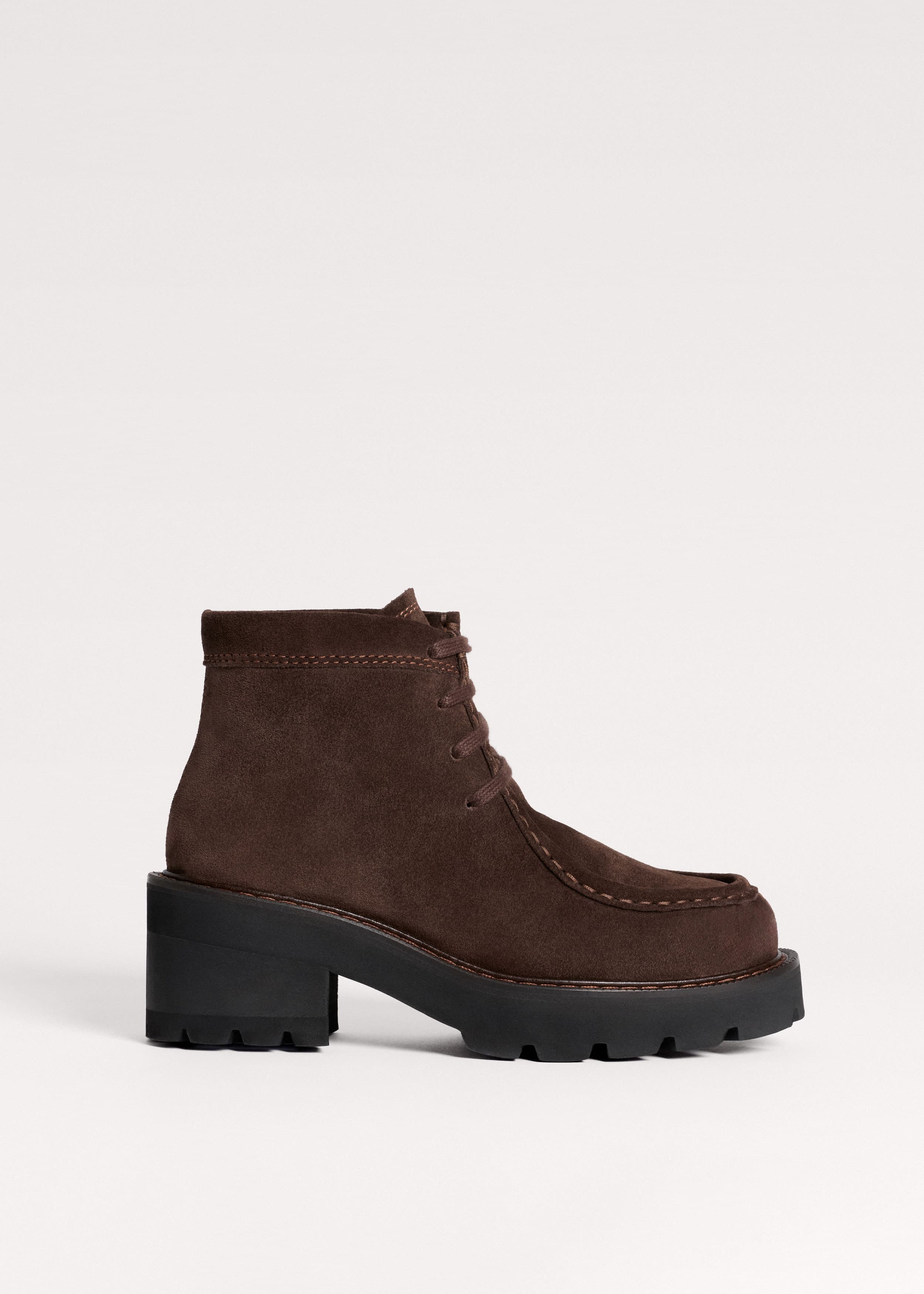 ME+EM Chunky Ankle Boot | Chocolate | Image 2