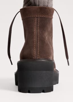 ME+EM Chunky Ankle Boot | Chocolate | Image 4