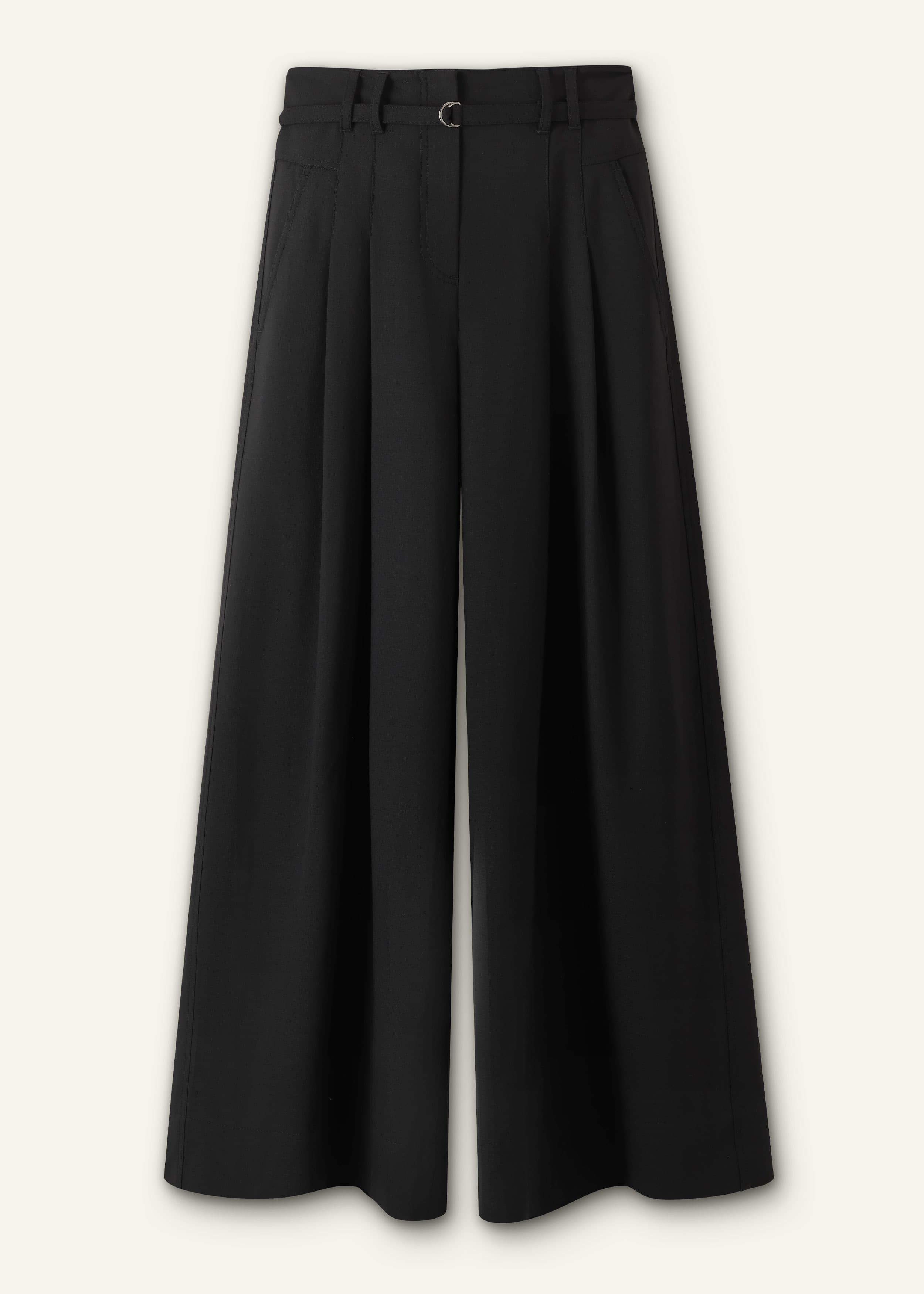 ME+EM Ultra Wide-Leg Pant | Black | Image 7