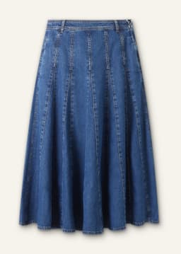 ME+EM Panelled Maxi Skirt | Mid Blue Wash | Image 7