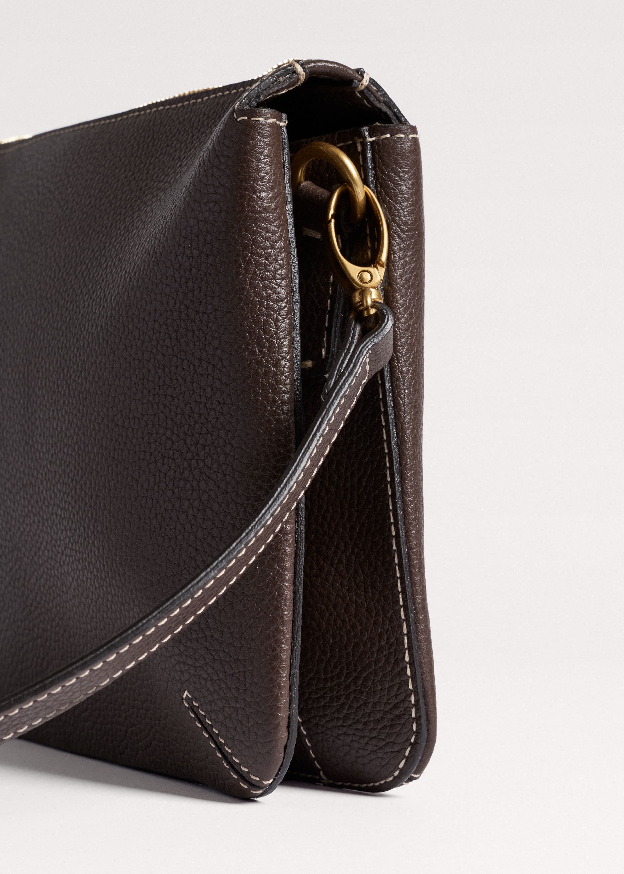 ME+EM Double Pouch Crossbody | Dark Chocolate | Image 4