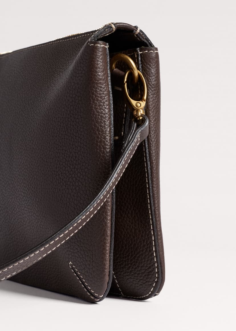 ME+EM Double Pouch Crossbody | Dark Chocolate | Image 4