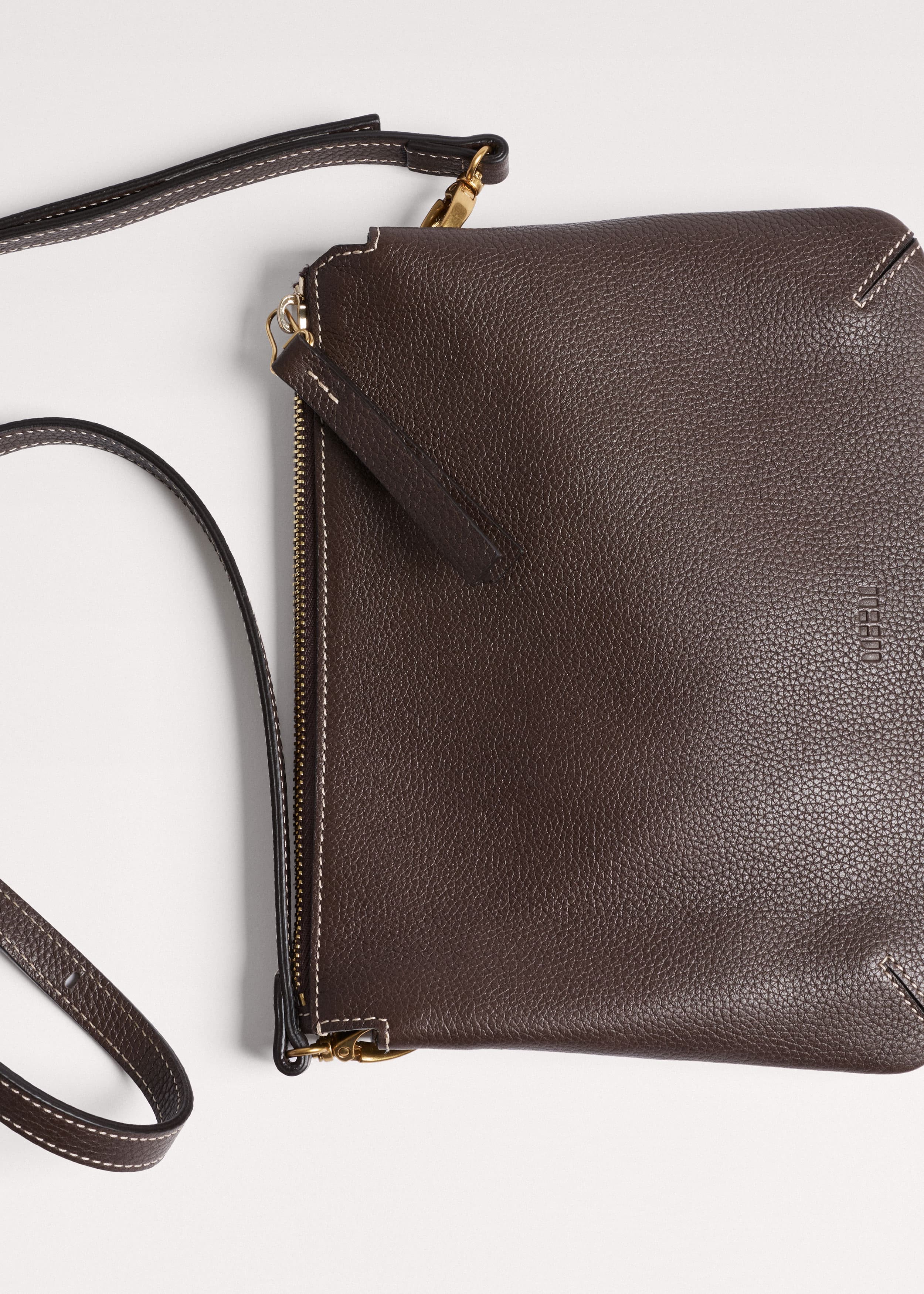 ME+EM Double Pouch Crossbody | Dark Chocolate | Image 6