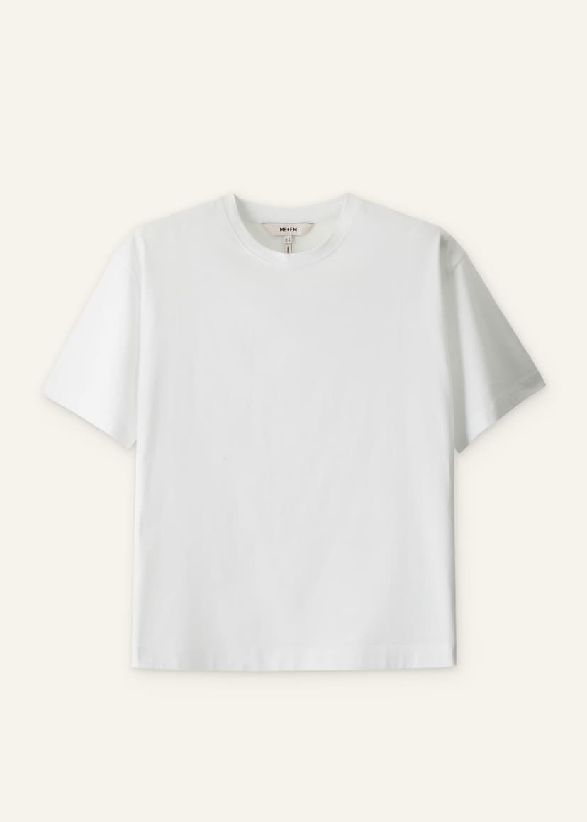 ME+EM Oversized Tee | Fresh White | Image 4
