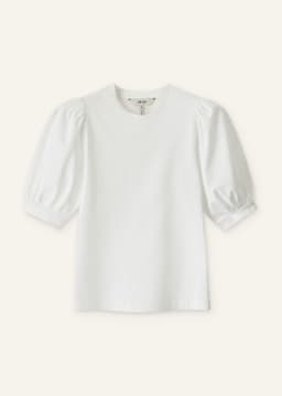 ME+EM Feminine Sleeve Tee | Soft White | Image 7