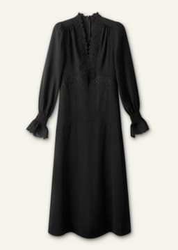 ME+EM Fit + Flare Maxi Dress | Black | Image 6
