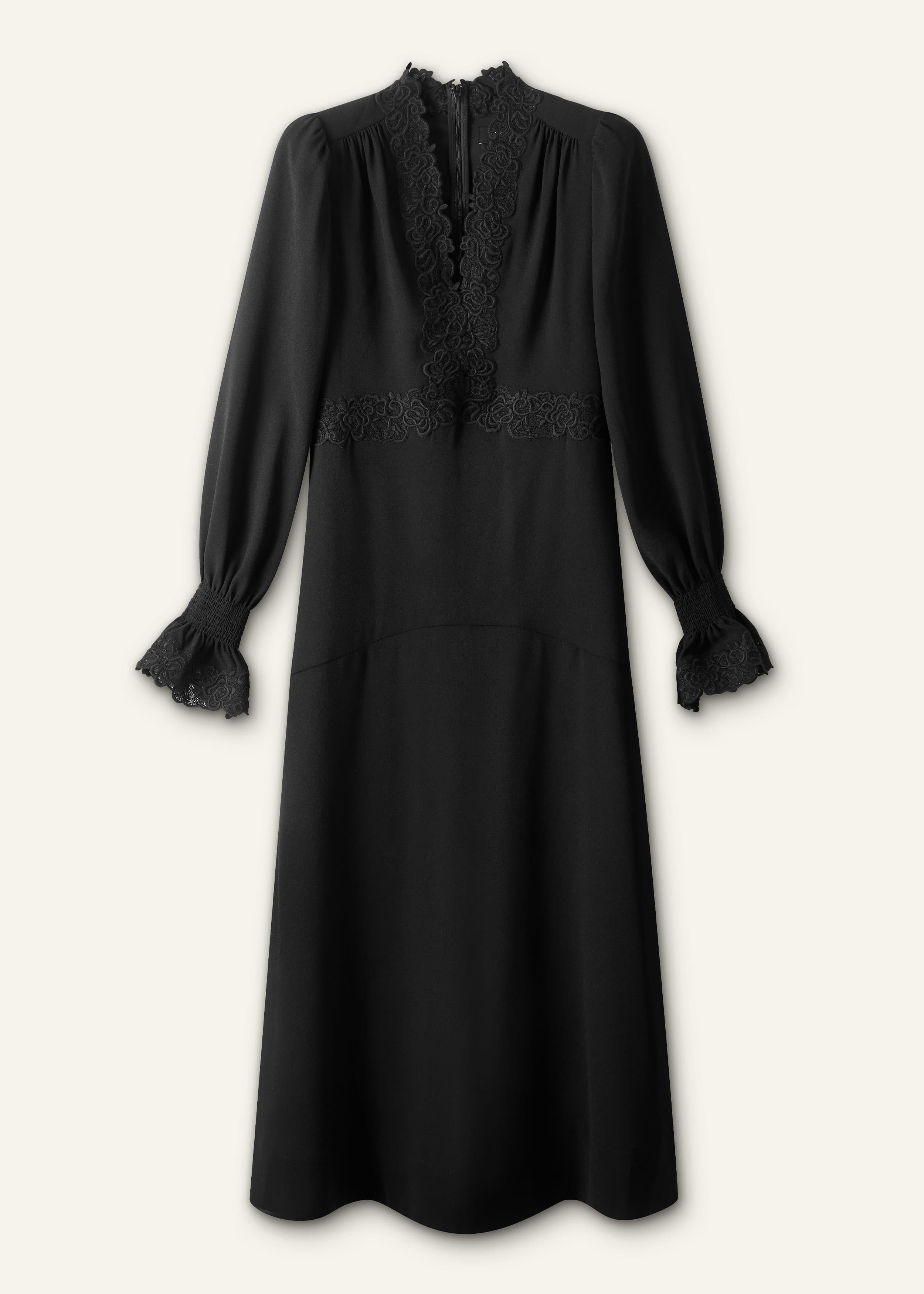 ME+EM Fit + Flare Maxi Dress | Black | Image 6