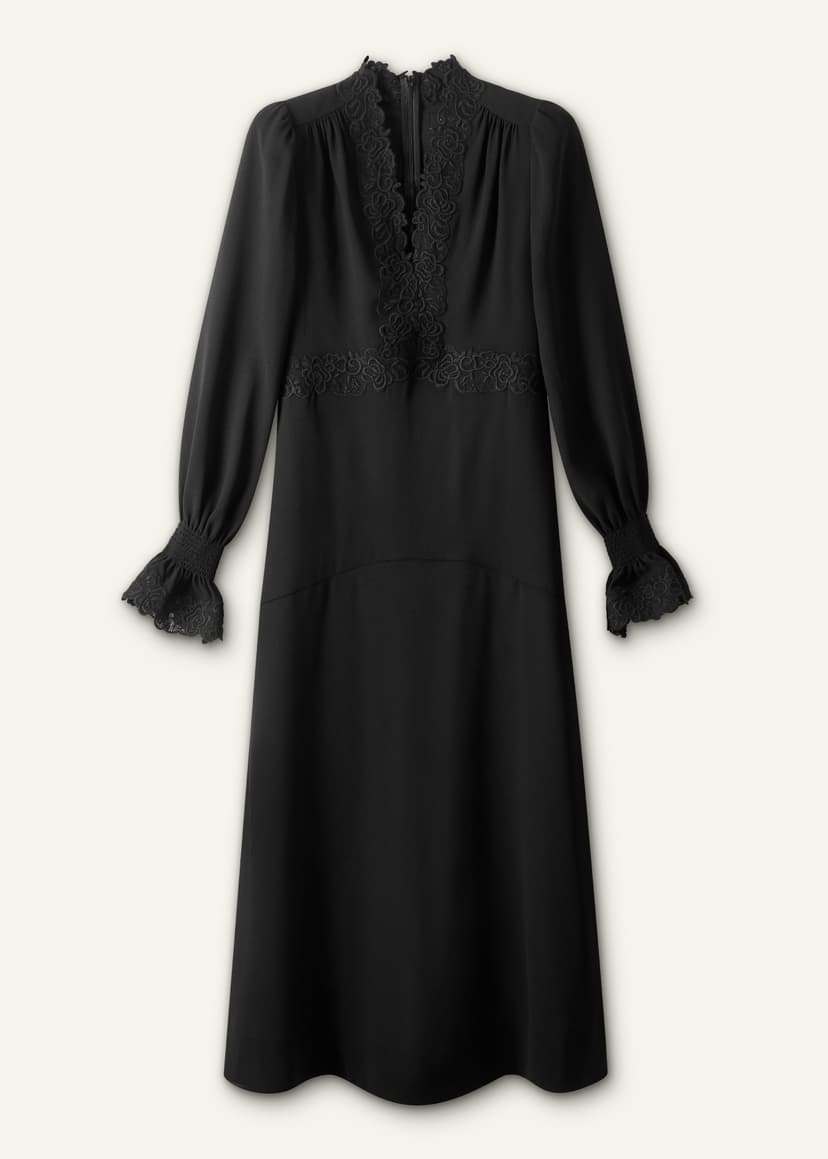 ME+EM Fit + Flare Maxi Dress | Black | Image 6