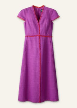 ME+EM Fit + Flare Midi Dress | Wildflower Purple | Image 6