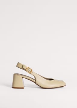 ME+EM Occasion Slingback Heel | Buttercream | Image 1