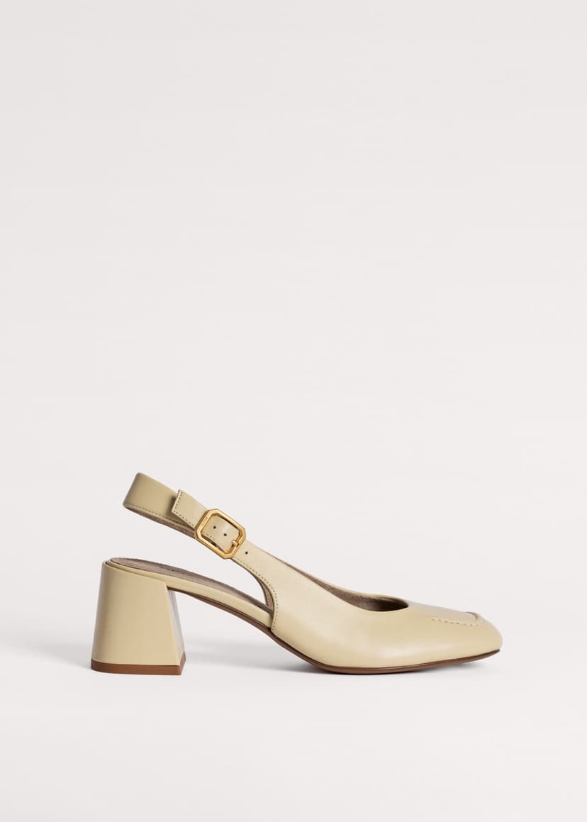 ME+EM Occasion Slingback Heel | Buttercream | Image 1